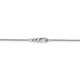 thumbnail image 4 of 18K Leslie's White Gold 1mm Diamond Cut Spiga Chain; 18 inch; Lobster Clasp; for Adults and Teens; for Women and Men, 4 of 5