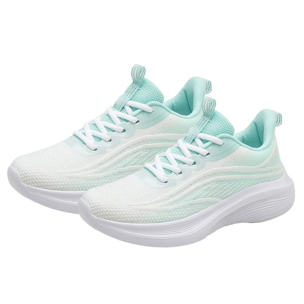 Zapatos de tenis para caminar para mujer – Zapatillas de deporte informales ligeras con espuma viscoelástica para gimnasio, viajes, trabajo