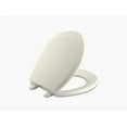 thumbnail image 1 of Kohler K-4662-96 Lustra Quick-Release Round-Front Toilet Seat - Biscuit, 1 of 1