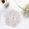 thumbnail image 4 of Perlas de acrílico Perlas sueltas de perlas simuladas para collar Collar de bricolaje blanco Sunnimix Cuentas redondas, 4 of 7