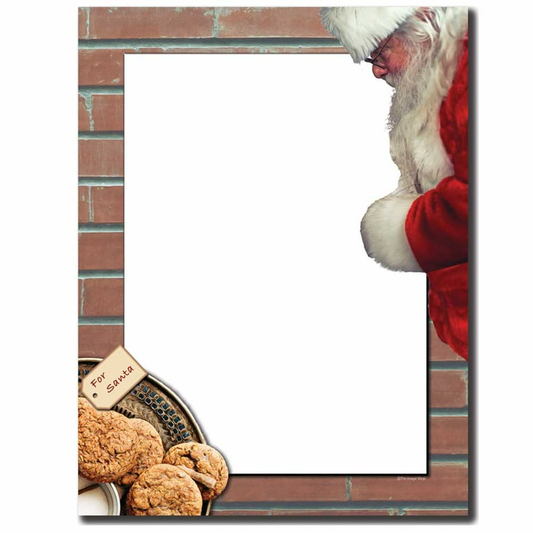 Cookies for Santa Letterhead Laser & Inkjet Printer Paper, 500 Sheets