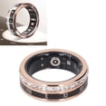 thumbnail image 1 of Smart Ring Health Tracker, Health Ring Magnetic Charging Ti Steel Rotatable Long Transmission Distance  for Exercise Monitoring Size 818.1mm ID,Size 918.9mm ID,Size 1019.8mm ID, 1 of 7