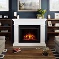 thumbnail image 2 of Real Flame Centennial 56" Grand Electric Fireplace in White, 2 of 8