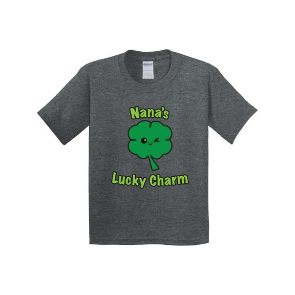 Inktastic Nana's Lucky Charm Youth T-Shirt