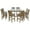 Black, variant on Anderson Teak Windsor Avalon 9-Pieces Square Bar Set