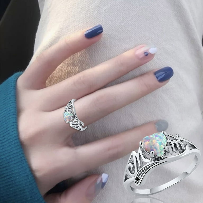 Opal mom ring deals