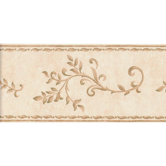 Bordure de Papier Peint Feuilles B0378
