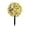 Yellow, variant on ToyKingdee Artificial Floral Topiary Ball with Stake, Faux Flower Sphere Plant Pick for Garden Yard and Holiday Decoration