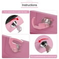 thumbnail image 2 of FAGINEY 1Pc Mini Portable Steel Petty Lockable Cash Money Coin Safe Security Box Household, 2 of 8
