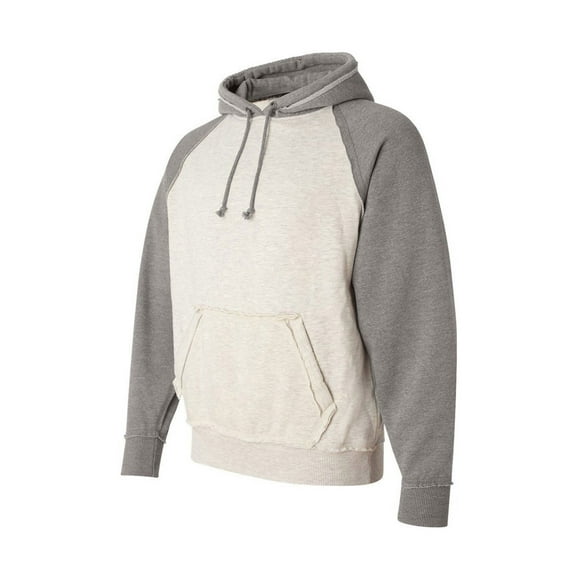 J. America Mens Vintage Heather Pullover Hood