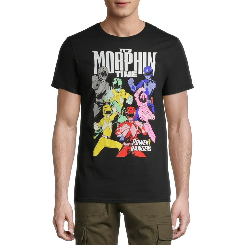 Power Rangers Power Rangers Morphin Time Men's and Big Men's Graphic