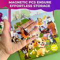 thumbnail image 4 of Quokka Magnetic Puzzles for Toddlers Ages 3-6 - 48 Pcs Travel Puzzle Game with Cats & Dogs for Kids, 4 of 6