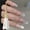 White, variant on Cat Eye Gel Nail Polish, Magnetic & Holographic Reflective for DIY Salon Manicure, Glitter Magnetic Gel Polish for Girls & Women