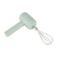 thumbnail image 4 of Batidora de mano eléctrica automática, recargable por USB, portátil, inalámbrica, para hornear pasteles, huevos, crema, color cian claro, 4 of 14