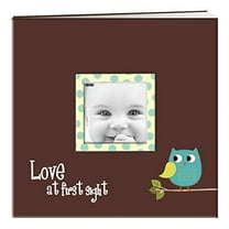 Pioneer Baby Owl Post Bound Album 12"X12"-Blue