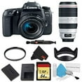 thumbnail image 5 of Canon EOS 77D Appareil Photo Reflex Numérique avec Objectif 18-55 mm Ensemble avec Trousse de Mémoire + Objectif 100-400 mm (Modèle Intl), 5 of 5