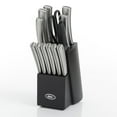 thumbnail image 2 of Oster Wellisford Stainless Steel Kitchen Cutlery Set with Block Holder and Sharpener, 2 of 5
