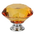 thumbnail image 2 of 1Pcs Crystal Glass Diamond Shape Drawer Knob Cupboard Pull(701 A-40 yellow), 2 of 8