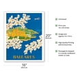 thumbnail image 2 of Balearic Islands Spain - Cathedral of Santa Maria of Palma Mallorca - La Seu - Vintage Airline Travel Poster by Lucien Boucher c.1951 - Fine Art Matte Paper Print (Unframed) 16x20in, 2 of 4