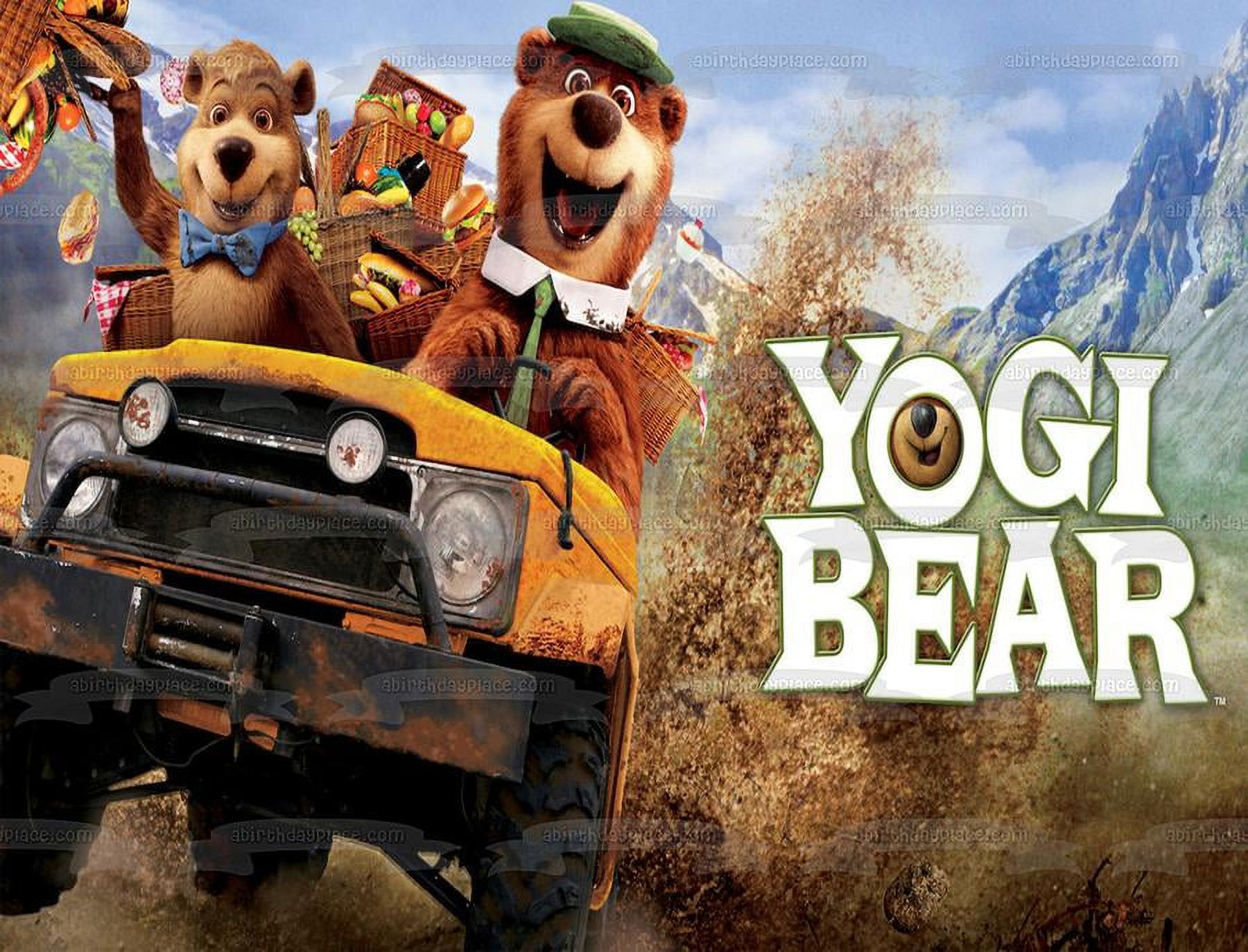 Yogi Bear Movie Boo Boo Jellystone Park Edible Cake Topper Image ABPID54650 - image 2 of 3