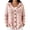 Pink, variant on BFRGSIJ Christmas Hooded Cardigan Sweaters for Women Long Sleeve Button Down Christmas Graphic Knit Jacket Casual Holiday Knitwear Coat L