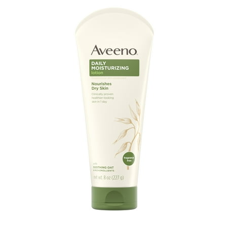 Aveeno Daily Moisturizing Lotion with Oat for Dry Skin, 8 fl. (Best Lotion For Guys)