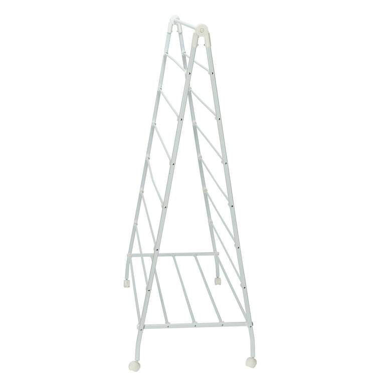 Honey Can Do Large Wall-Mounted Drying Rack, White