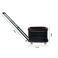 thumbnail image 6 of Wswqop Collapsible Car Bucket Fishing Basket with Wheels Telescoping Handle 37L Trolley, 6 of 8
