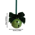 thumbnail image 2 of Velvet Ribbon Ironwork Mini Hanging Ideal For Festive Celebrations And Family Gatherings, 2 of 4