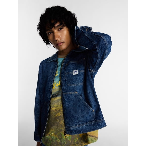 Kacey Lee Men's Denim Workwear Jacket, Sizes S-2XL