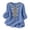 Sky Blue, variant on longantii Embroidered Cotton Linen Tops for Women 3/4 Sleeve Summer Boho Peasant Gauze Dressy Blouses Beach Vacation Tunics Sky Blue XXL