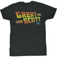 thumbnail image 1 of Back to the Future Great Scott Black Adult T-Shirt, 1 of 1