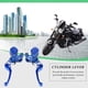 thumbnail image 3 of Par de palanca de cilindro maestro de embrague de bomba de freno hidráulico de motocicleta CNC de 22 mm ajustable azul Jadeshay A, 3 of 8