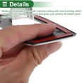 thumbnail image 4 of Cubierta del panel de interruptores de elevación de ventanas Unique Bargains para Cadillac XT5 2016-2023, accesorios interiores de botón de control de ventana de puerta del automóvil, tono plateado, 4 of 6