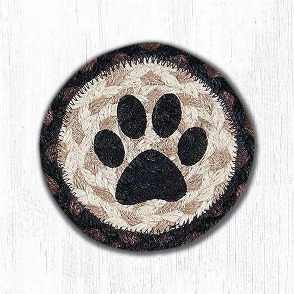 Capitol Importing 31-IC313CP 5 in. Cat Paw Individual Coaster Rug