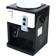 Top Loading Countertop Water Dispenser 0.9 to 5 Gallons Hot and Cold Water Cooler Dispenser Mini Desktop Water Cooler Dispenser Hot Cold Warm Water Electric Desktop Small Table Drinking Machine