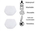 thumbnail image 5 of White Unisex Diapers,Waterproof Adult Plastic Diaper Cover for Outdoor,QZS Portable Adult Leakproof Pants Covers for Indoor,Outdoor,2 Pack,M, 5 of 6