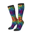 thumbnail image 2 of Balery Pride Rainbow Printed Novelty Socks Men's Women's Crew Socks Sports Socks Knee High Socks Cotton Socks Quirky and Cool Socks, 2 of 9