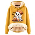 thumbnail image 1 of Sudadera con capucha de manga larga para mujer, informal, con capucha, para exteriores y chaquetas, a la moda, con estampado de blusa, sudadera de manga larga, abrigo con capucha para mujer, 1 of 2