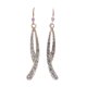 thumbnail image 4 of Pendientes de cola de pez con cruz de circón de alta calidad, ligeros, de lujo, elegantes, con cara modificada para celebridades de Internet, joyería ligera para las orejas, 4 of 6