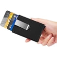 thumbnail image 5 of Tarjetero Metálico para Tarjetas de Crédito, Débito e Identificaciones con Bloqueo RFID [Color Negro], 5 of 5
