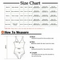 thumbnail image 2 of One Piece Swimsuit Women Ruffle V Neck Bathing Suit Tummy Control Swimsuit for Women Monokini, 2 of 5