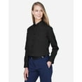 thumbnail image 2 of CORE365 78193 Women's Operate Twill Shirt-Black-M, 2 of 5