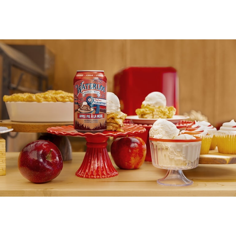 Waterloo Apple Pie à la Mode Sparkling Water, 12 fl oz, 12 Pack photo 4