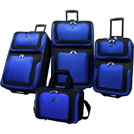U.S. Traveler New Yorker 4-Piece Luggage Set