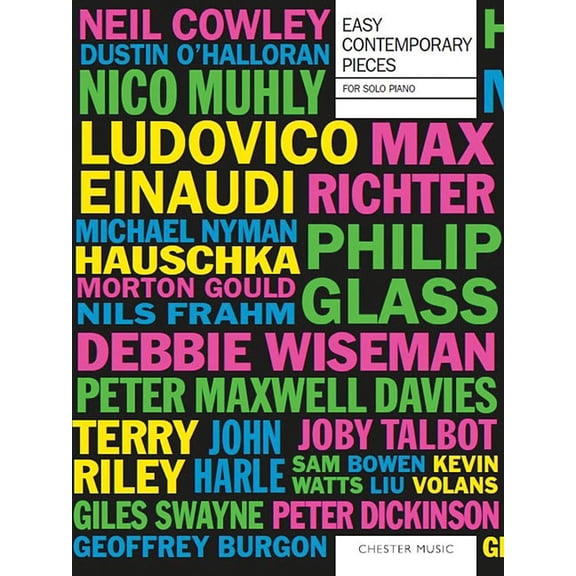 Easy Contemporary Pieces: For Solo Piano, (Paperback)