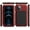 Red, variant on for iPhone 12 Case, 360 Full Body Protective Heavy Duty Shockproof [Tough Armour] Aluminum Alloy Metal Case with Silicone Built-in Screen Protector for Apple iPhone 12 Pro 6.1 Inch - Red