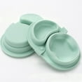 thumbnail image 4 of Collapsible Silicone Food Container, Double Compartment Reusable Snack Container, Airtight Leak-Proof Bento Box, Portable Travel Food Storage Container, Ideal for Picnics, Travel & On-the-Go Meals, 4 of 4