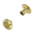thumbnail image 5 of Chicago Screws, Flat Cap, Natural Brass, Solid Brass-LL (50 per bag), Multiple Sizes, 5 of 9