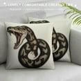 thumbnail image 3 of Shangniulu Embroidery Snake Pillow Cover Throw Pillow Case Cushion Cover Home Decoration Soft Square Multiple Sizes Available, 3 of 5